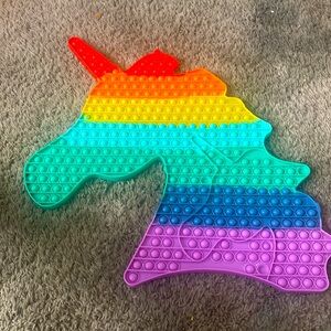 Giant Rainbow unicorn pop-It